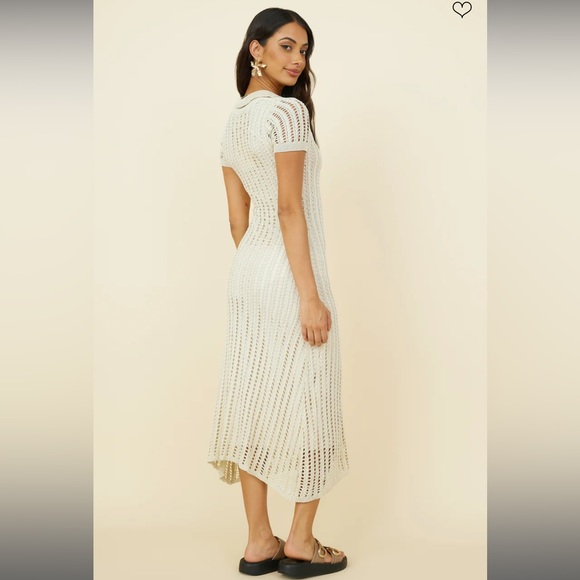 Fortunate One Crochet Maxi Dress - Picture 3 of 6